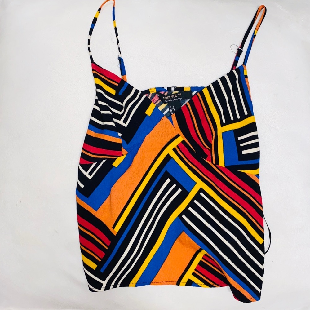 Bright Multi-colored Tank Top